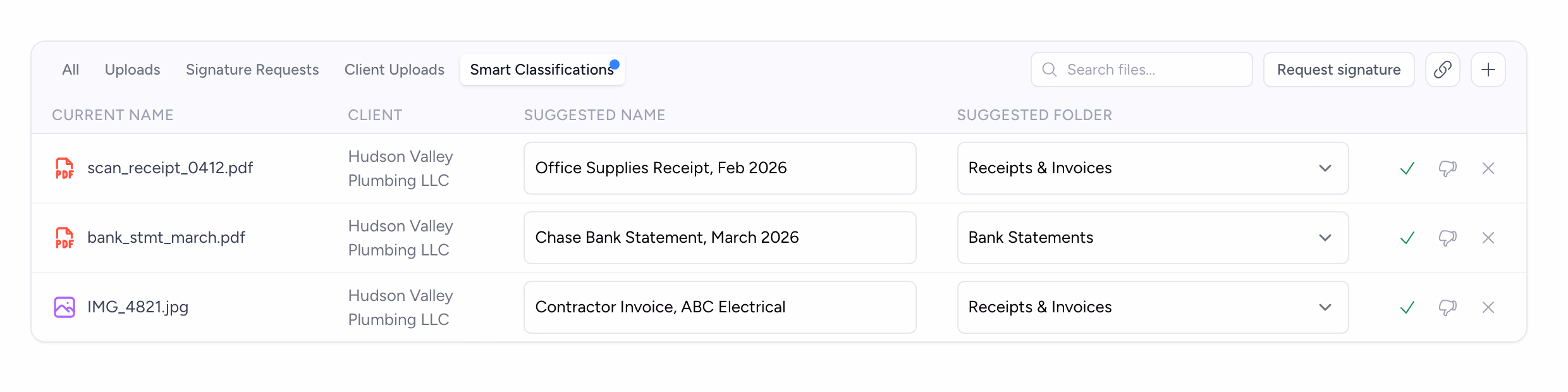 Stop renaming scan_0412.pdf with Smart Classification