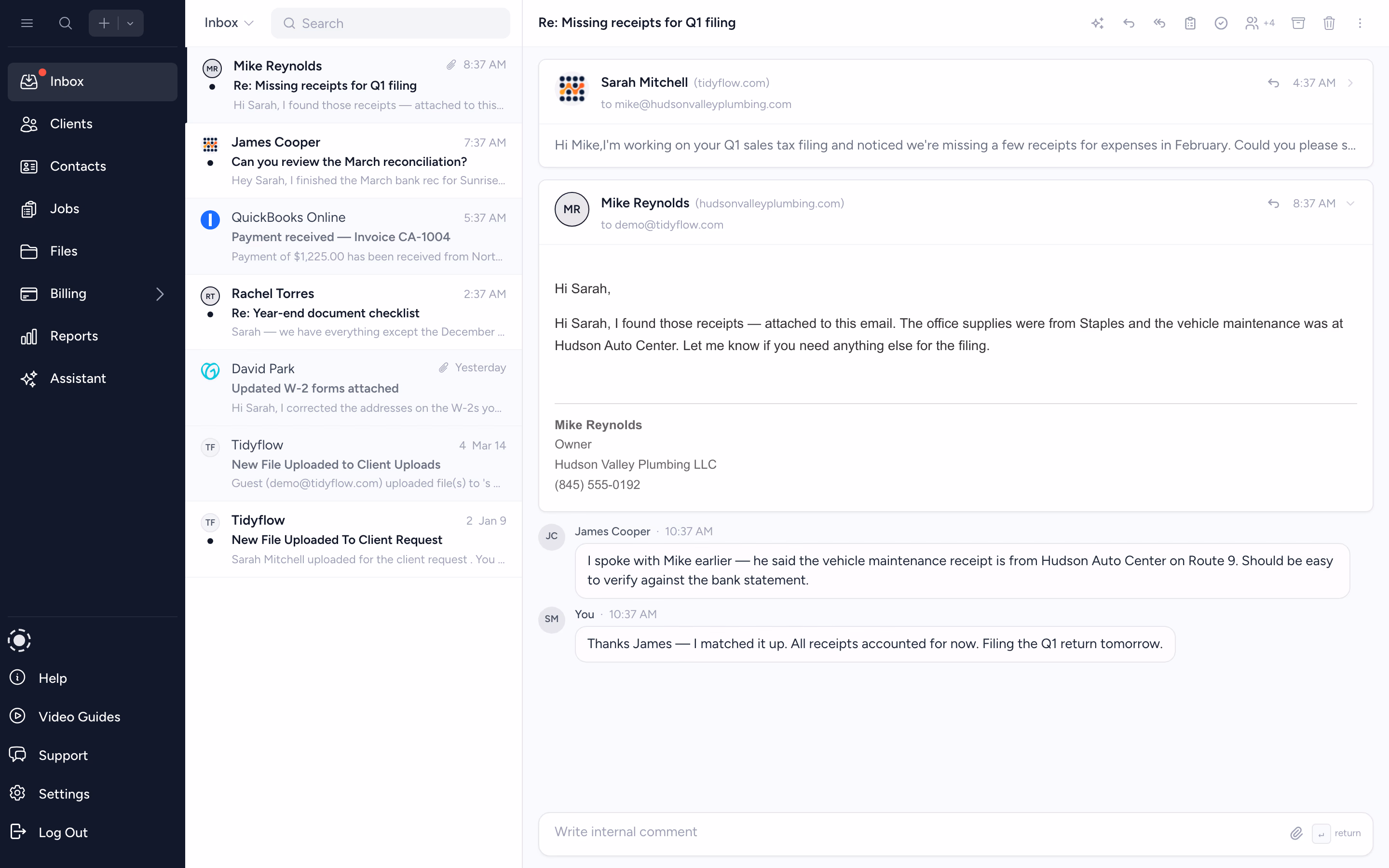 One inbox the whole firm can actually share.