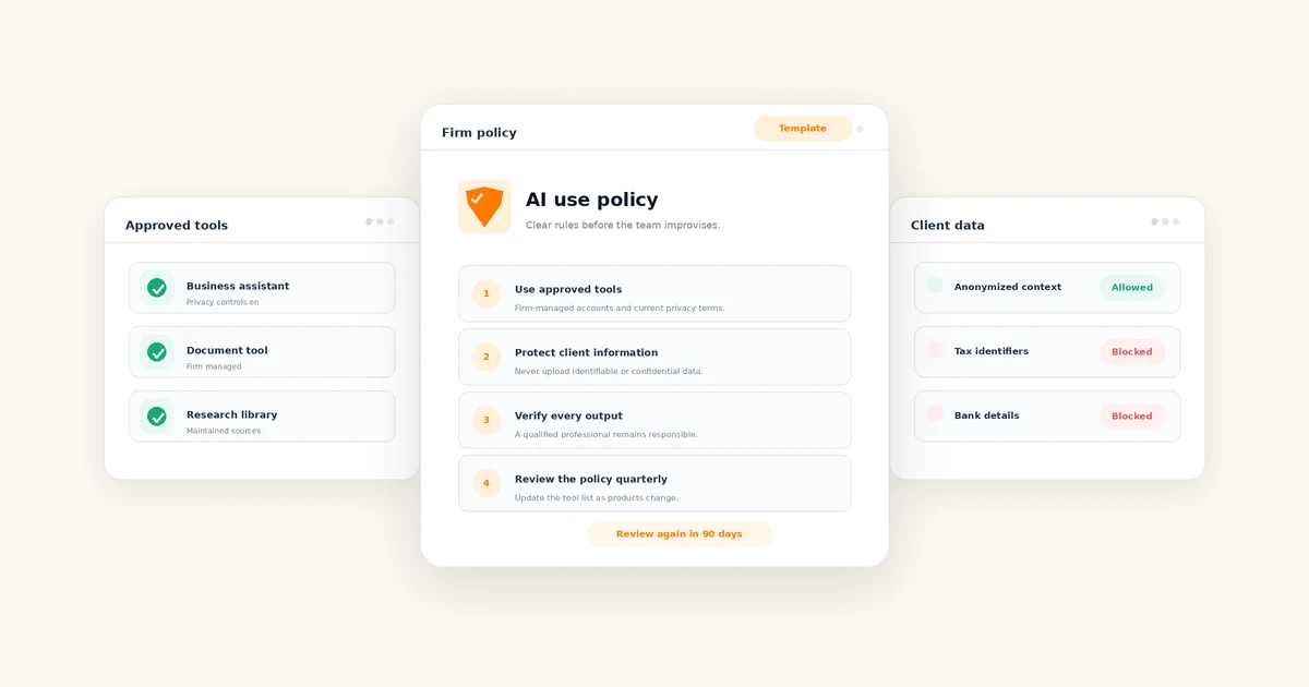 AI Policy for Accounting Firms: A Practical Template