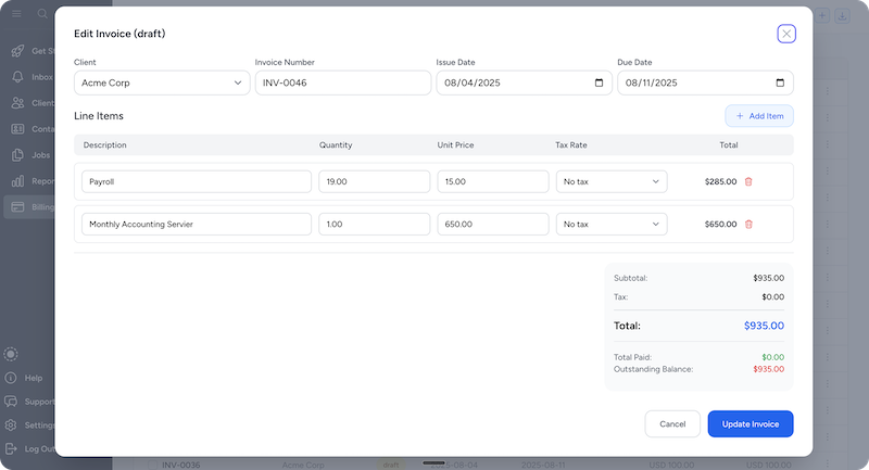 Product screenshot